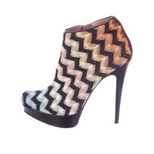Missoni Multi-Colored Ankle Boots